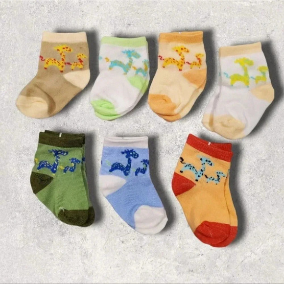 Baby 7 Day Socks Gift Set, Boys Set 1 - Picture 2 of 4
